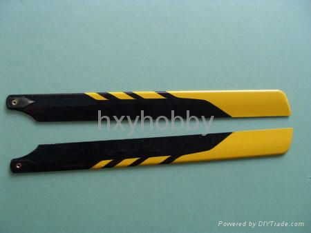 325mm fiber glass main rotor blades