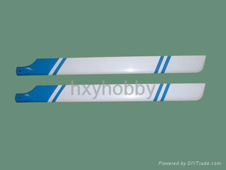 325mm fiber glass main rotor blades 2