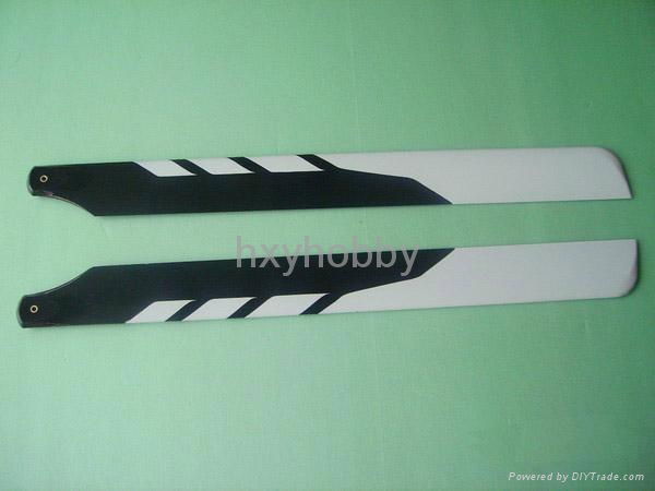 325mm fiber glass main rotor blades 3