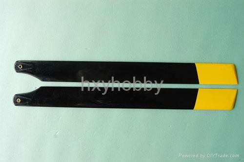 325mm fiber glass main rotor blades 4