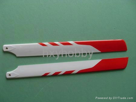 325mm fiber glass main rotor blades 5