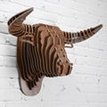 Natural style wood Flying Unicorn wall decoration