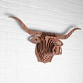 Natural style wood Flying Unicorn wall decoration