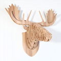 Natural style wood Flying Unicorn wall decoration