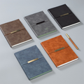 Nameplate notebook with a penloop and a