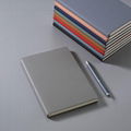 Minimalist style hardcover soft leather