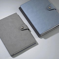 Business portable magnetic bead buckle notebook