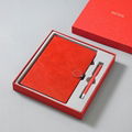中国红系列平装贴芯笔记本套装 3