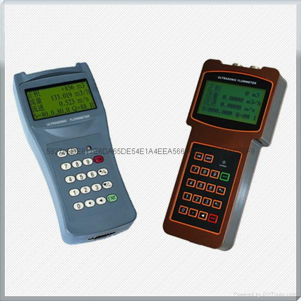 Hand-held ultrasonic flowmeter 4