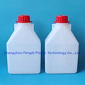 1L oil sample bottle with red cap