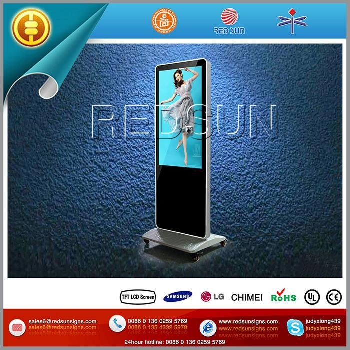 55inch Koisk TFT IR Touch Screen Display Advertising
