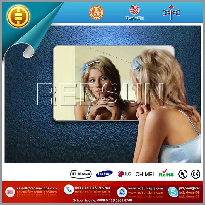 22inch single side 3G wireless split screen LCD Ads Display 5