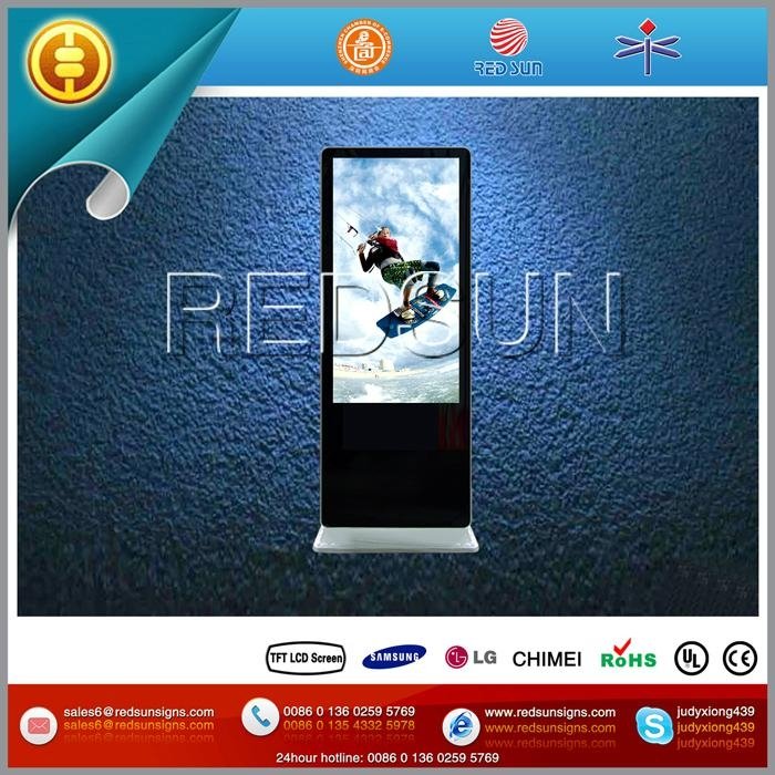 55inch Koisk TFT IR Touch Screen Display Advertising 4