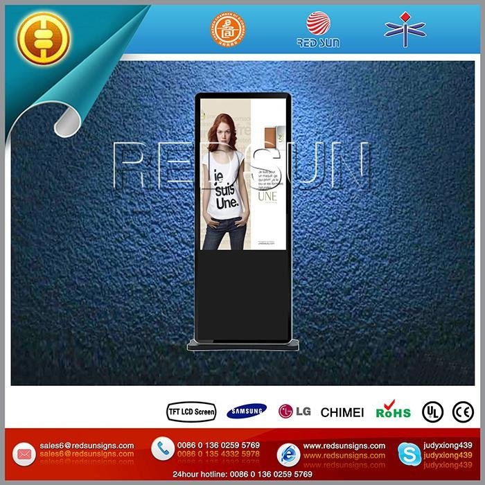 55inch Koisk TFT IR Touch Screen Display Advertising 5