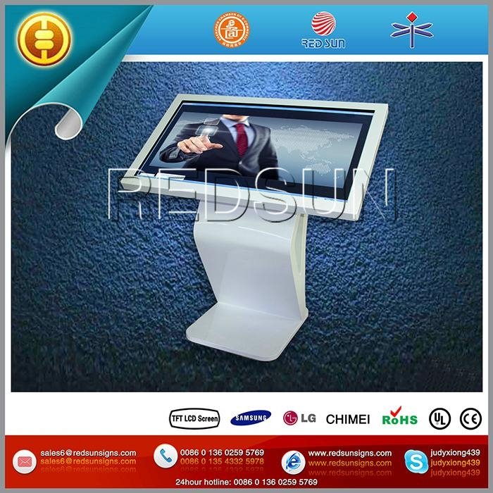 55'' standing touch screen network Advertising Display Screen 5