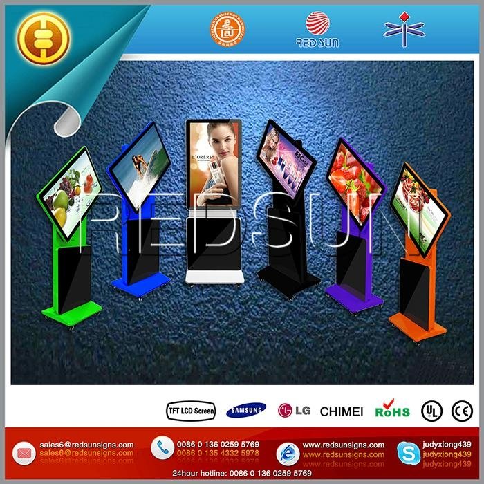 42inch indoor free rotating TFT online Advertising LCD Display 5