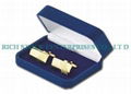 velvet cufflink box velvet jewelry box velvet box