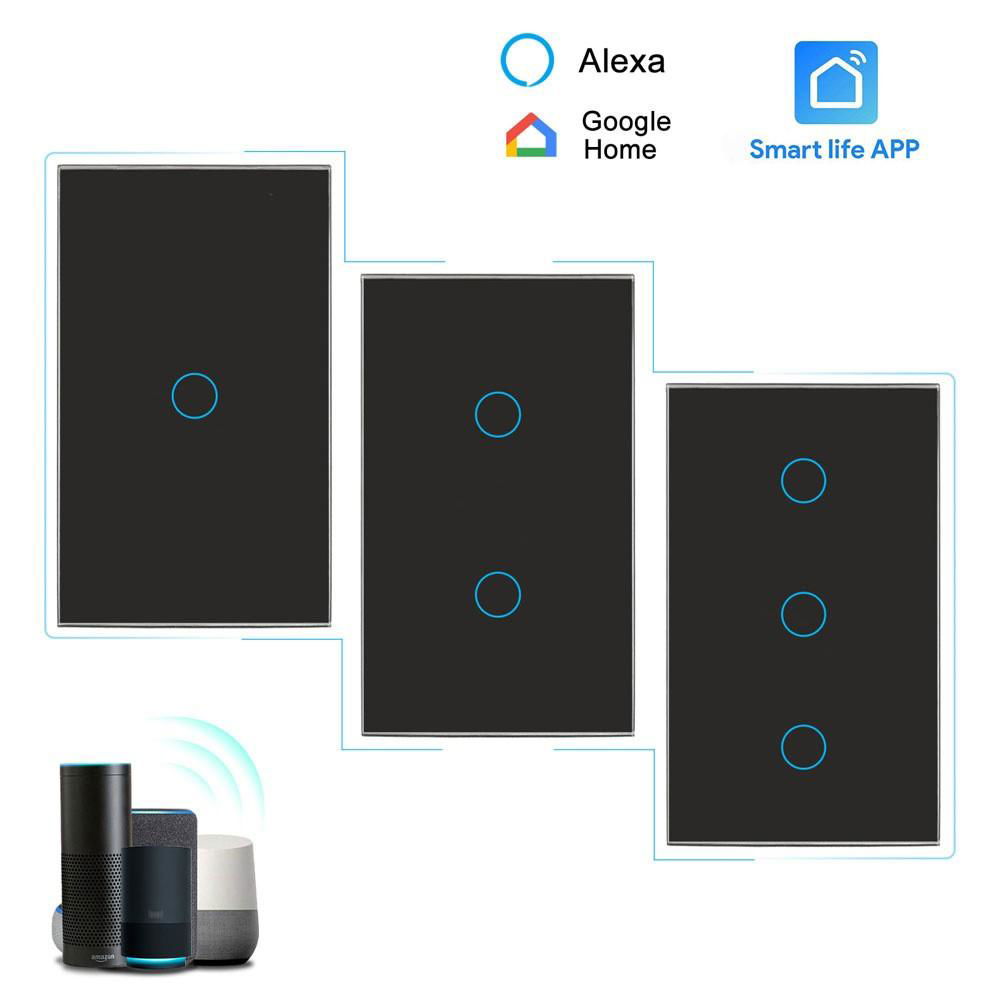 涂鸦智能触摸开关APP86型120型WiFi/ZigBee支持Alexa/Google 3