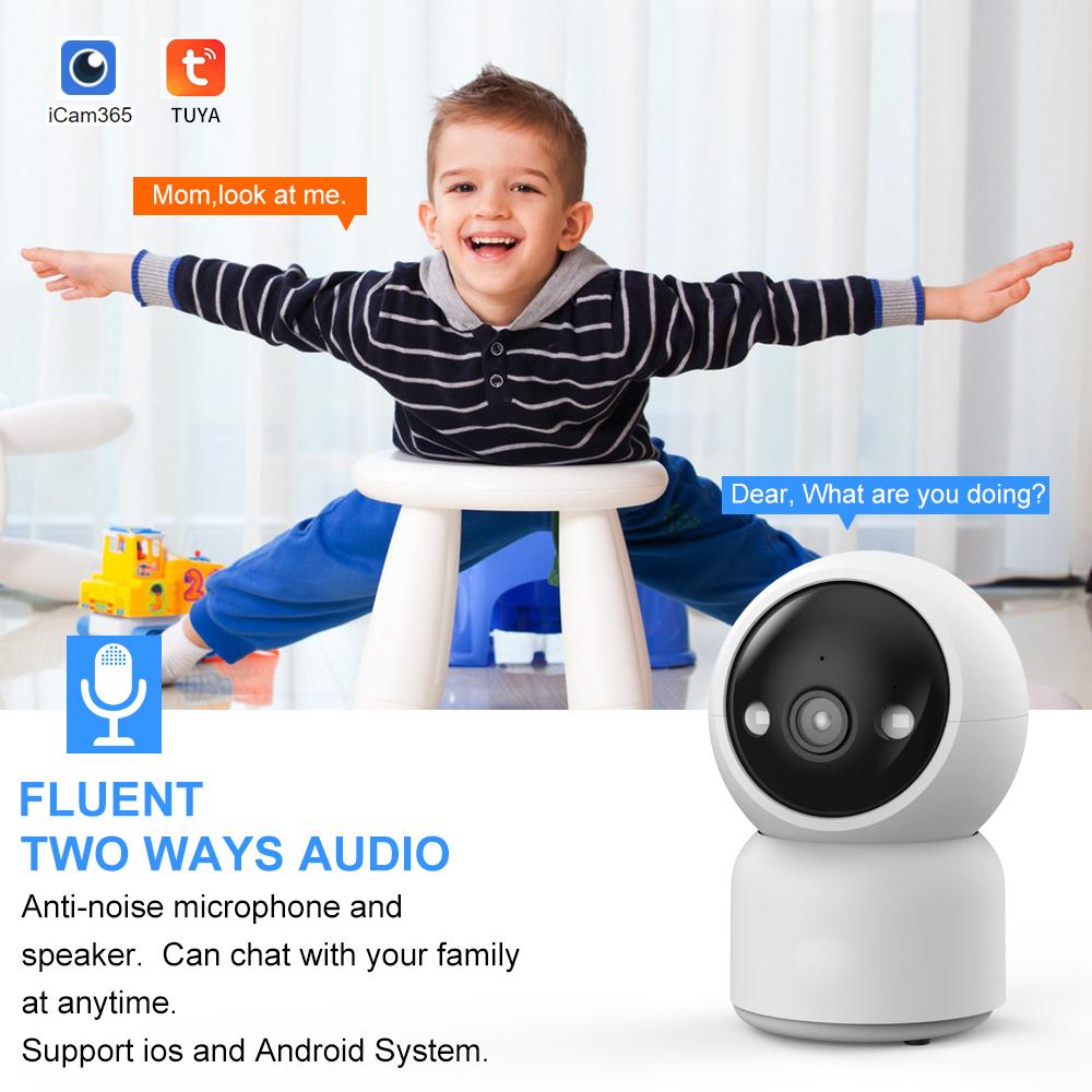 Tuya Smart Surveillance Camera 360 Degree Shaking Detection Alarm Push APP  4