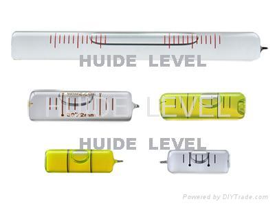 High accuracy spirit level vial 3