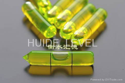 Glass circular level vial 4