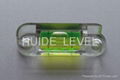 Metal body spirit level vial 2