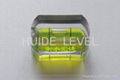 Metal body spirit level vial 3