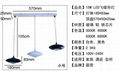 LED飛碟吸頂燈 LED歐式飛碟吸頂燈 2