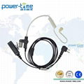 Clear Acoustic Tube Earpiece for two way radios