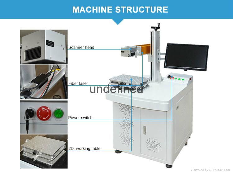 Raycus 20W 30W 50W fiber laser marking machine 3