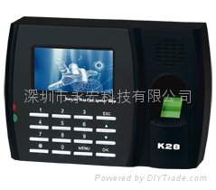 深圳K28指紋考勤機打卡機