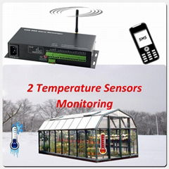 Multi-Sensors Temperature SMS Alert Controller