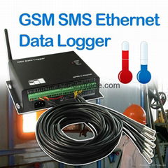 Multipoint Temperature GSM Ethernet Logger