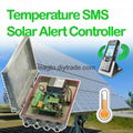 Temperature SMS Solar Alert Controller