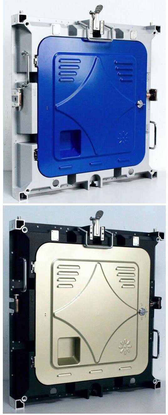 Male die casting aluminum box, LED display box 480 * 480mm, suitable for p2.5 P5 3