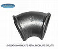 BS standard malleable iron pipe fittings