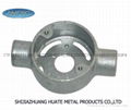 Malleable iron conduit box cross type