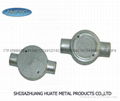 Malleable iron conduit box cross type