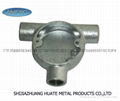 Malleable iron conduit box cross type 8