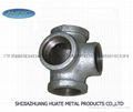 Malleable iron cross pipe fittings 10