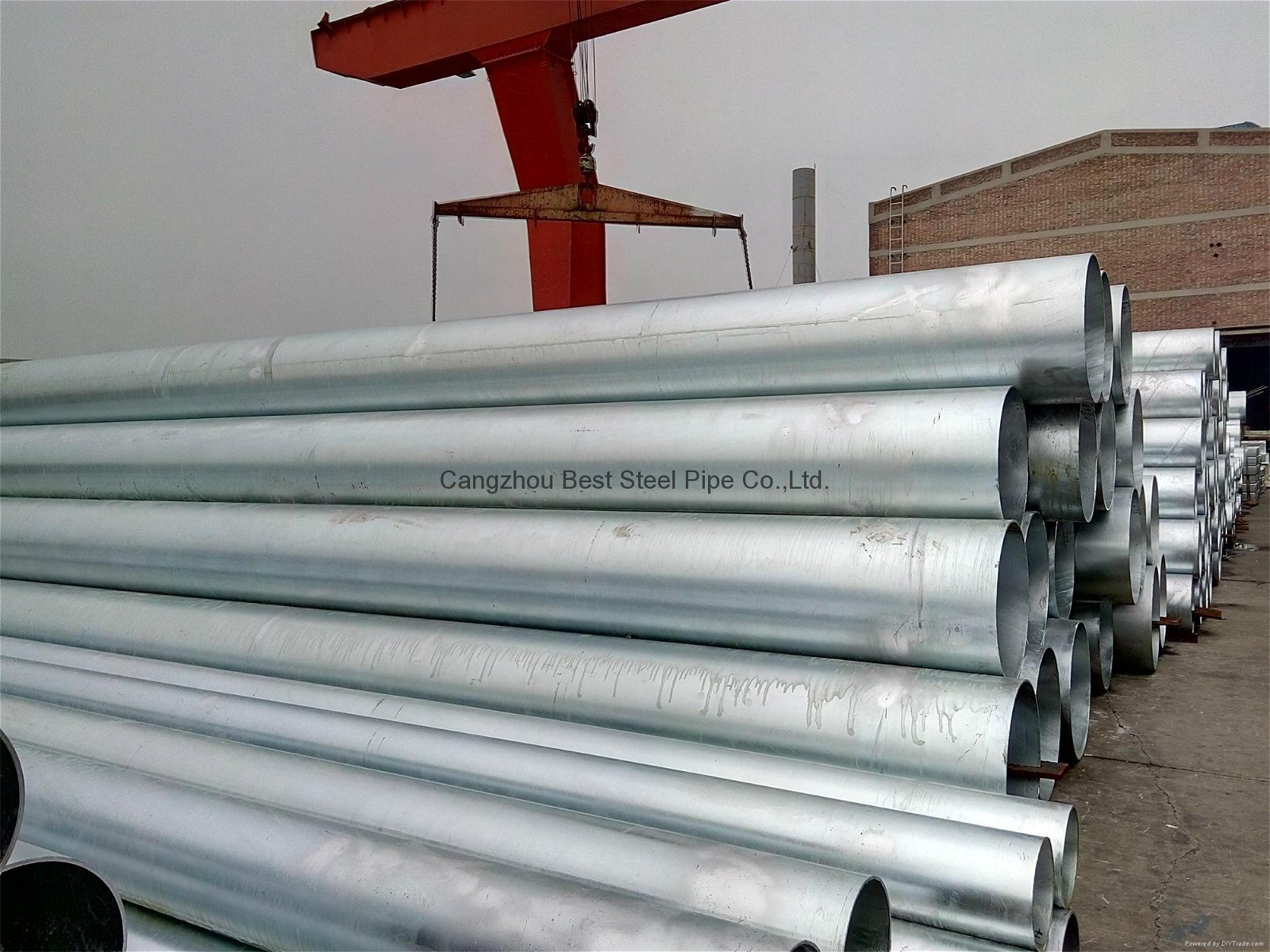 Hot dipped galvanized steel pipe and steel structures 4