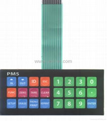 membrane switch/poly  dome