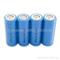 18650 battery,3.7V2000mAh battery,cylindrical battery,li-ion battery