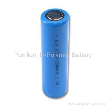 18650 battery,3.7V2400mAh battery,cylindrical battery,li-ion battery