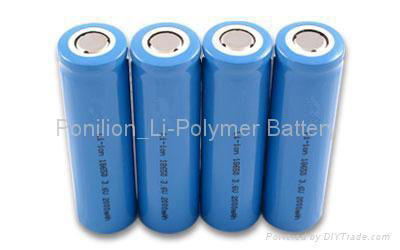 18650 battery,3.7V2400mAh battery,cylindrical battery,li-ion battery 2