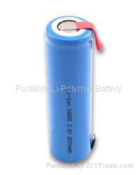 18650 battery,3.7V2400mAh battery,cylindrical battery,li-ion battery 3