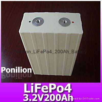 3.2V200Ah lifepo4 battery cell 