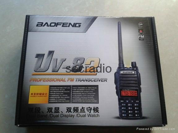 FM Ham Two-way Radio Baofeng BF-UV82 Dual-Band 136-174/400-520 MHz Walkie-talkie 2