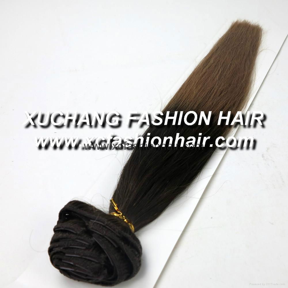 Remy clip hair extension 4
