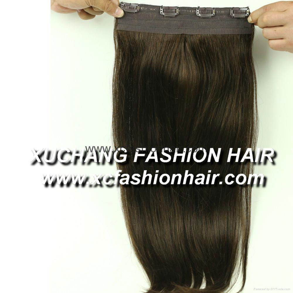 Remy clip hair extension 5